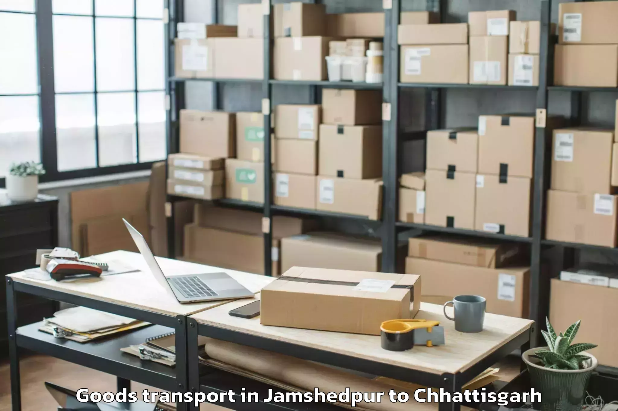 Hassle-Free Jamshedpur to Arang Goods Transport